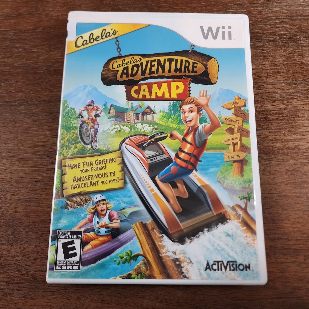 Nintendo Wii Cabelas Adventure Camp Game CIB